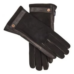 OSPREY LONDON The Ella Suede & Leather Gloves Wine Red -OSPREY LONDON Sales unnamed file 1007