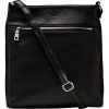 OSPREY LONDON Grainy Hide Leather Ola Cross-Body Bag Black