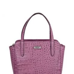 OSPREY LONDON Minster Croc Leather Grab Bag Aqua Blue -OSPREY LONDON Sales unnamed file 1020
