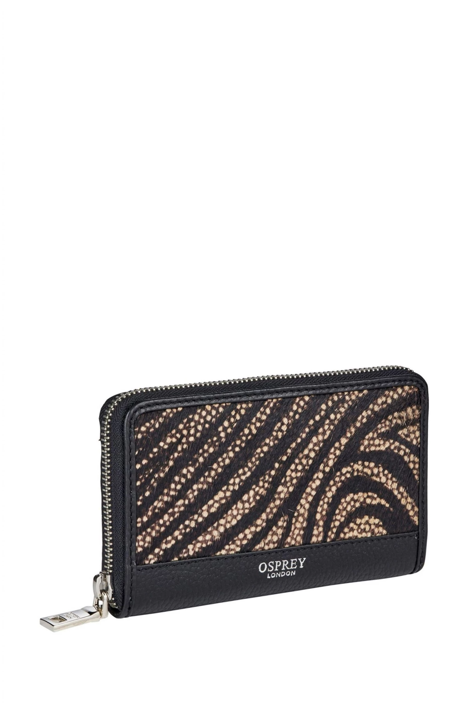 OSPREY LONDON Winchester Matinee Grainy Hide Leather Purse Brown 3 OSPREY LONDON Winchester Matinee Grainy Hide Leather Purse Brown - Image 3