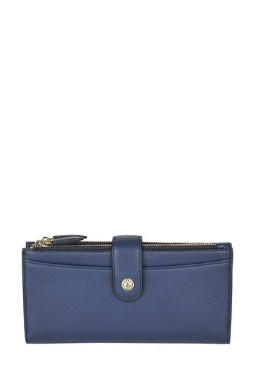 OSPREY LONDON Winchester Matinee Grainy Hide Leather Purse Brown 7 OSPREY LONDON Winchester Matinee Grainy Hide Leather Purse Brown - Image 7