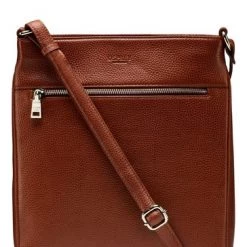 OSPREY LONDON Grainy Hide Leather Ola Cross-Body Bag Black -OSPREY LONDON Sales unnamed file 106