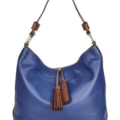 OSPREY LONDON The Savanna Leather Hobo Bag Coral