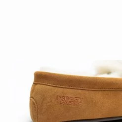 OSPREY LONDON Chestnut Brown Suede 'The Sunday' Slippers -OSPREY LONDON Sales unnamed file 1125 scaled