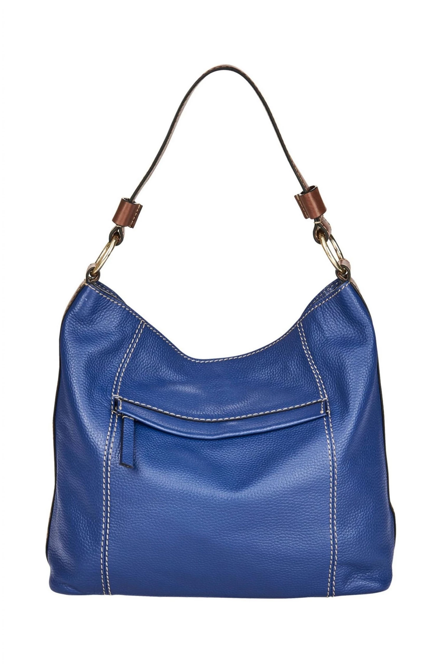 OSPREY LONDON The Savanna Leather Hobo Bag Coral 2 OSPREY LONDON The Savanna Leather Hobo Bag Coral - Image 2
