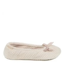 Totes Grey Isotoner Popcorn Slippers -OSPREY LONDON Sales unnamed file 1143