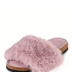 Totes Pink Ladies Faux Fur Sliders -OSPREY LONDON Sales unnamed file 1146 scaled