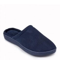 Totes Blue Suedette Mule Slippers -OSPREY LONDON Sales unnamed file 1152 scaled