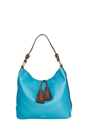 OSPREY LONDON The Savanna Leather Hobo Bag Coral 6 OSPREY LONDON The Savanna Leather Hobo Bag Coral - Image 6