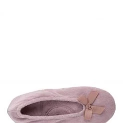 Totes Pink Isotoner Ladies Terry Ballerina Slippers -OSPREY LONDON Sales unnamed file 1186 scaled