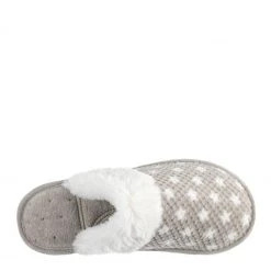 Totes Grey Isotoner Ladies Popcorn Mule With Fur Cuff -OSPREY LONDON Sales unnamed file 1193 scaled