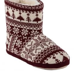 Totes Red Totes Ladies Fair Isle Boot Slippers -OSPREY LONDON Sales unnamed file 1211 scaled
