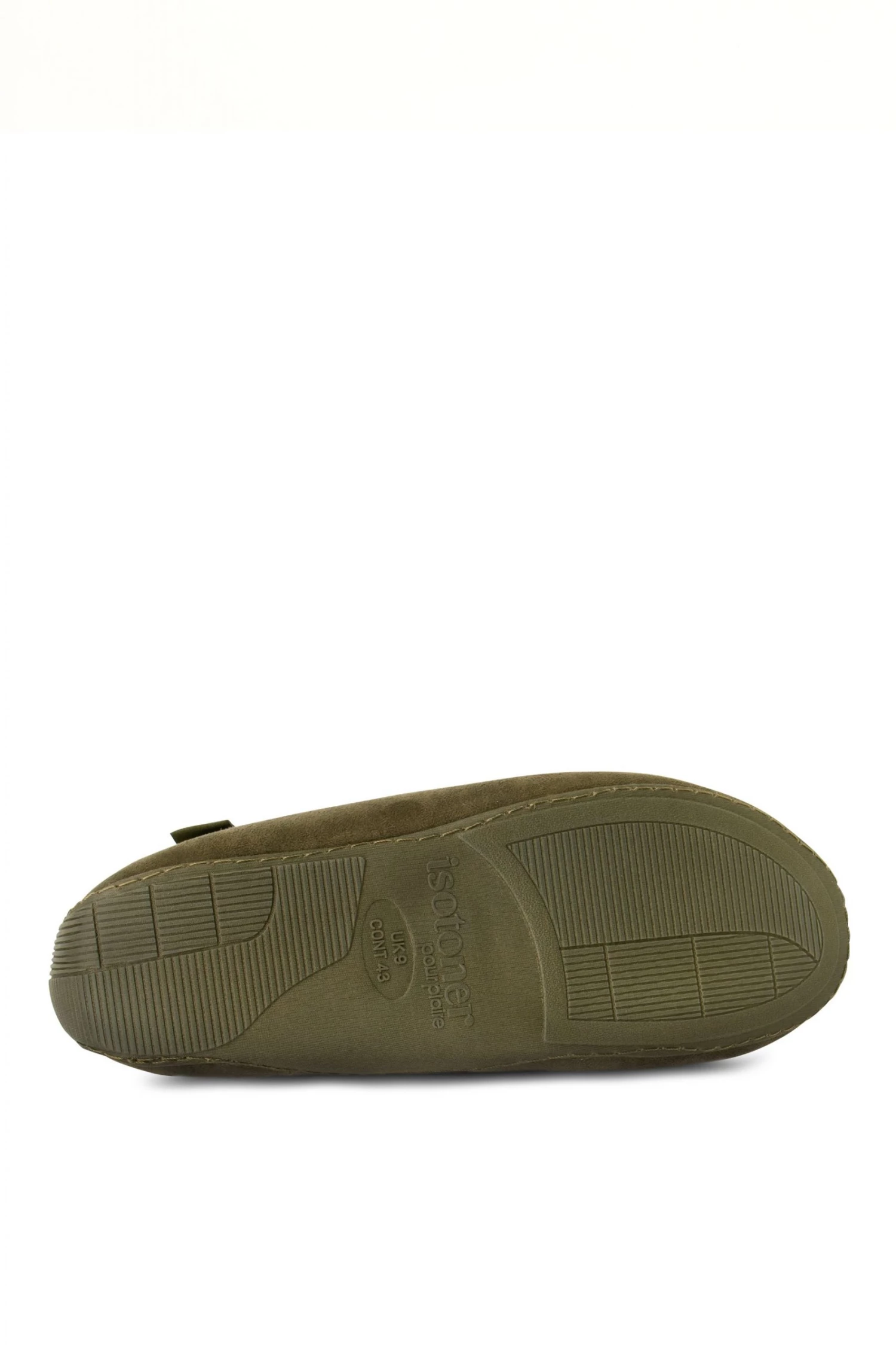 Totes Khaki Green Isotoner Airtex Suedette Moccasin 5 Totes Khaki Green Isotoner Airtex Suedette Moccasin - Image 5