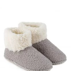 Totes Grey Isotoner Ladies Bobble Boot Slippers -OSPREY LONDON Sales unnamed file 1235 scaled