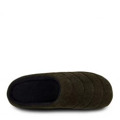 Totes Green Isotoner Mens Textured Cord Stitched Mule Slippers -OSPREY LONDON Sales unnamed file 1244 scaled