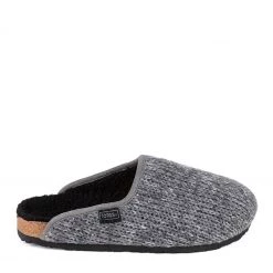Totes Grey Mens Knitted Mule Slippers With Cork And EVA Sole -OSPREY LONDON Sales unnamed file 1255 scaled