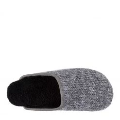 Totes Grey Mens Knitted Mule Slippers With Cork And EVA Sole -OSPREY LONDON Sales unnamed file 1257 scaled