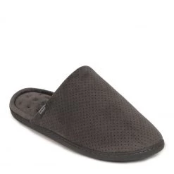 Totes Grey Isotoner Mens Airtex Suedette Mule Slippers -OSPREY LONDON Sales unnamed file 1262 scaled