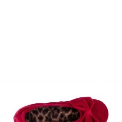 Totes Red Velour Ballet With Bow 11 Totes Red Velour Ballet With Bow -OSPREY LONDON Sales unnamed file 1268 scaled