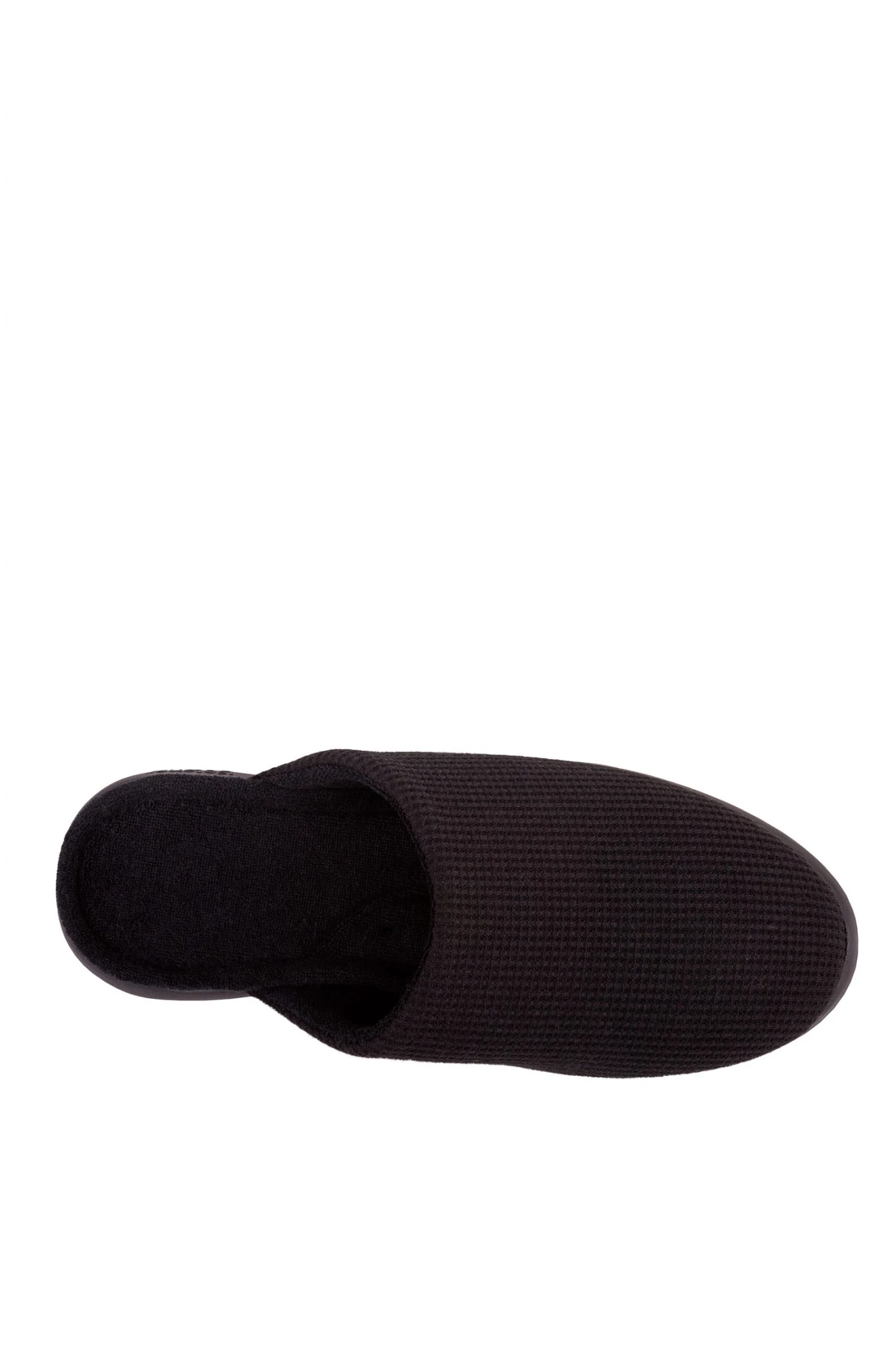 Totes Black Isotoner I Flex Waffle Mule 5 Totes Black Isotoner I Flex Waffle Mule - Image 5