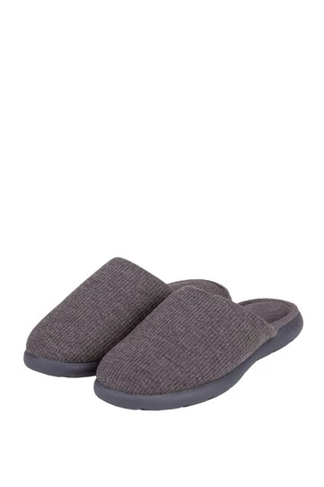 Totes Black Isotoner I Flex Waffle Mule 7 Totes Black Isotoner I Flex Waffle Mule - Image 7