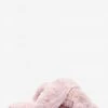 Totes Pink Isotoner Fluffy Cross Front Mule Slippers