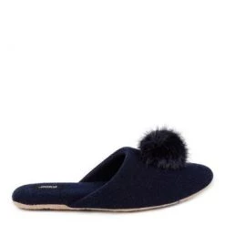 Totes Blue Ladies Cashmere Blend Mule Slippers With Soft Sole -OSPREY LONDON Sales unnamed file 1288