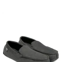 Totes Black Suedette Mocc Slipper With Driving Sole -OSPREY LONDON Sales unnamed file 1294