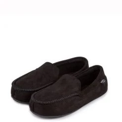 Totes Grey Isotoner Suedette Mocc With Driving Sole -OSPREY LONDON Sales unnamed file 1342