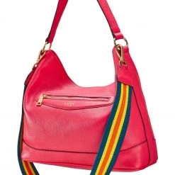 OSPREY LONDON Sales 23 OSPREY LONDON Grainy Hide Leather Hendrix Large Hobo Bag Teal Blue