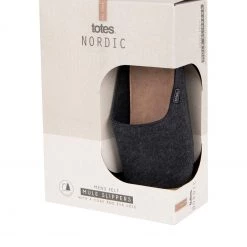 Totes Grey Mens Felt Mule Slippers With Cork And EVA Sole -OSPREY LONDON Sales unnamed file 1352 scaled