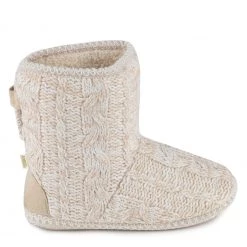 Totes Cream Ladies Tall Knitted Cable Boot With Borg Lining -OSPREY LONDON Sales unnamed file 1364 scaled