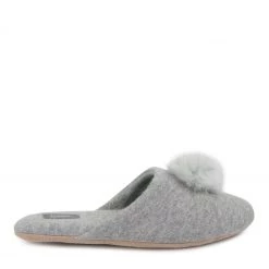 Totes Grey Ladies Cashmere Blend Mule Slippers With Soft Sole -OSPREY LONDON Sales unnamed file 1370 scaled
