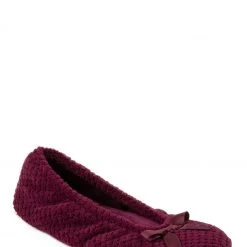Totes Red Isotoner Ladies Popcorn Ballet Slippers -OSPREY LONDON Sales unnamed file 1394 scaled
