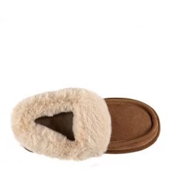 Totes Brown Isotoner Ladies Real Suede Moccasin Bootie -OSPREY LONDON Sales unnamed file 1408 scaled