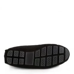 Totes Black Isotoner Mens Real Suede With Closed Stitch Moccasin Slippers -OSPREY LONDON Sales unnamed file 1415 scaled