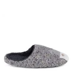 Totes Grey Mens Novelty Applique Slippers 11 Totes Grey Mens Novelty Applique Slippers -OSPREY LONDON Sales unnamed file 1440