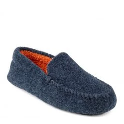 Totes Blue Isotoner Mens Felt Moccasin With Contrast Binding Slippers -OSPREY LONDON Sales unnamed file 1491 scaled