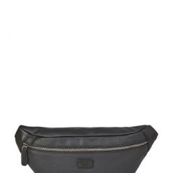 OSPREY LONDON Grantham Glazed Calf Leather Bumbag Black 14 OSPREY LONDON Grantham Glazed Calf Leather Bumbag Black -OSPREY LONDON Sales unnamed file 150