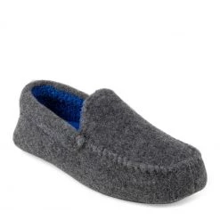 Totes Grey Isotoner Mens Felt Moccasin With Contrast Binding Slippers -OSPREY LONDON Sales unnamed file 1503 scaled