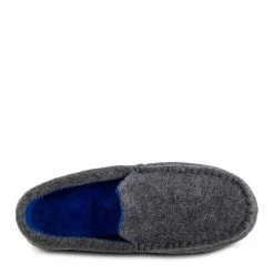 Totes Grey Isotoner Mens Felt Moccasin With Contrast Binding Slippers -OSPREY LONDON Sales unnamed file 1504 scaled