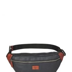 OSPREY LONDON Grantham Glazed Calf Leather Bumbag Black 15 OSPREY LONDON Grantham Glazed Calf Leather Bumbag Black -OSPREY LONDON Sales unnamed file 151