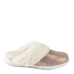 Totes Gold Isotoner Ladies Iso-Flex Real Suede Mule Slippers -OSPREY LONDON Sales unnamed file 1554