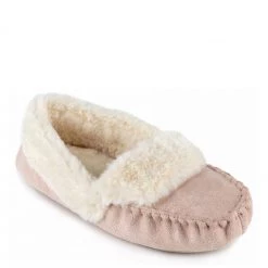 Totes Pink Ladies Suedette Moccasin Slippers -OSPREY LONDON Sales unnamed file 1570 scaled