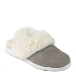Totes Grey Isotoner Ladies Iso-Flex Real Suede Slingback Slippers -OSPREY LONDON Sales unnamed file 1587 scaled