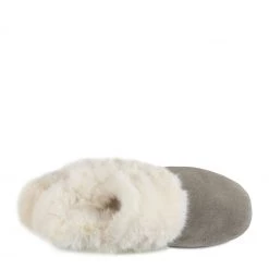 Totes Grey Isotoner Ladies Iso-Flex Real Suede Slingback Slippers -OSPREY LONDON Sales unnamed file 1588 scaled