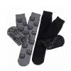 Totes Grey Mens 2 Pack Original Slipper Sock