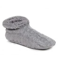 Totes Grey Ladies Knitted Texture Bootie -OSPREY LONDON Sales unnamed file 1634 scaled