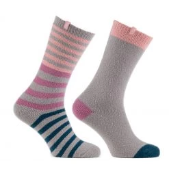 Totes Grey Ladies 2 Pack Ankle Supersoft Welly Boot Sock -OSPREY LONDON Sales unnamed file 1642 scaled