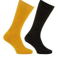Totes Yellow/Black Mens 2 Pack Wool Blend Socks -OSPREY LONDON Sales unnamed file 1657 scaled